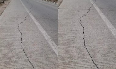 आरा : छुपाए नहीं छुप रहा भ्रष्टाचार, पहले केमिकल से भरा, ढलाई कराई; फिर भी NH 84 में जगह-जगह पड़ी दरारें...