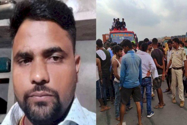 आरा में ट्रक ड्राइवर की मौत के बाद बवाल, स्वजनों ने खनन विभाग के जवानों पर लगाया नीचे गिराने का आरोप...