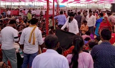 कंबल वाले बाबा' का लगा दरबार: रोगियों ने कहा- कोई फायदा नहीं हुआ, कल फिर बुलाया गया...500 रुपए पर मिल रही एंट्री...