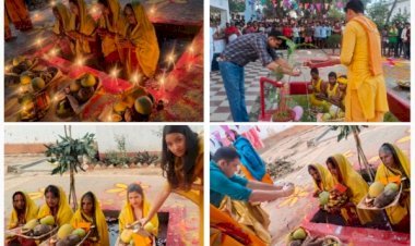 जेल में कैदियों ने मनाया छठ, पूरा जेल परिसर हुआ भक्तिमय...