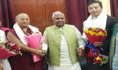 उप सभापति, विधान परिषद् से मिला तिब्बती संसद के सदस्यों का प्रतिनिधिमंडल...