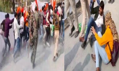आरा में पुलिस ने छात्रों पर दौड़ा दौड़ाकर बरसाईं लाठियां...