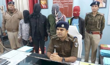 आरा : यूपी के ट्रक मालिक को चाकू घोंपकर लूटपाट करने वाले चार गिरफ्तार...