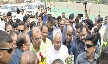 नीतीश कुमार ने बखोरापुर में लिया मां काली का आशीर्वाद, मेडिकल कॉलेज सहित भोजपुर को करोड़ों की सौगात...