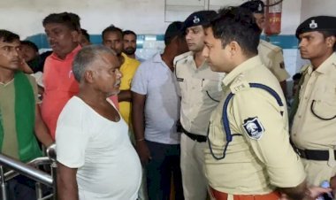 आरा : बाइक सवार अपराधियों ने बीच सड़क उप मुखिया को मारी  गोली...