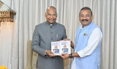 अशोक चौधरी, मंत्री ग्रामीण कार्य विभाग, बिहार सरकार ने आज नई दिल्ली में पूर्व राष्ट्रपति श्री रामनाथ कोविद जी से मुलाकात की...