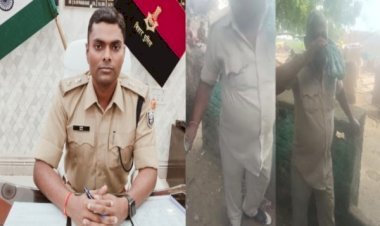 आरा में थाने का चौकीदार पी रहा था देसी शराब, वीडियो वायरल होते ही एसपी ने लिया एक्शन...