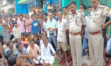 सदिसोपुर में लगातार बढ़ रहे क्राइम से लोगो में आक्रोश...