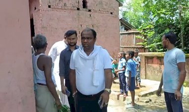 विद्यालय में मिड-डे मील से बच्चों की तबीयत बिगड़ने पर वीआईपी नेता संजीव मिश्रा का औचक निरीक्षण