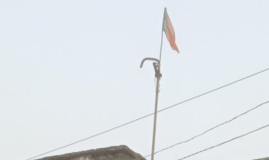 खगड़िया में कांग्रेस कार्यालय पर लहराया भाजपा का झंडा