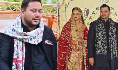 ब्रेक के बाद तेजस्वी यादव एक्टिव, उत्तराखंड में दोस्त की शादी में पहुंचे, साथ में दिखे संजय, रमीज और ओसामा