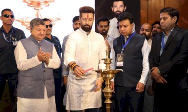 चिराग पासवान ने रविवार को नई दिल्ली में बिहार दिवस के अवसर पर  नई दिल्ली में BITO द्वारा आयोजित